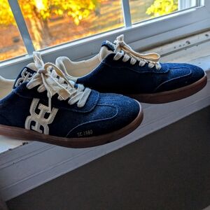 Sam Edelman navy suede sneakers